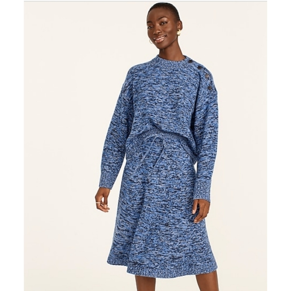 9. J.Crew Cashmere flare skirt